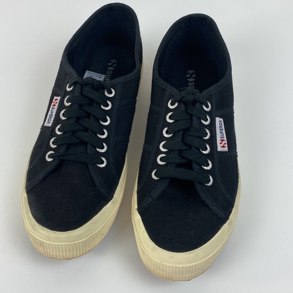 Superga Mens Sneakers Black Size 8.5 - Picture 14 of 16